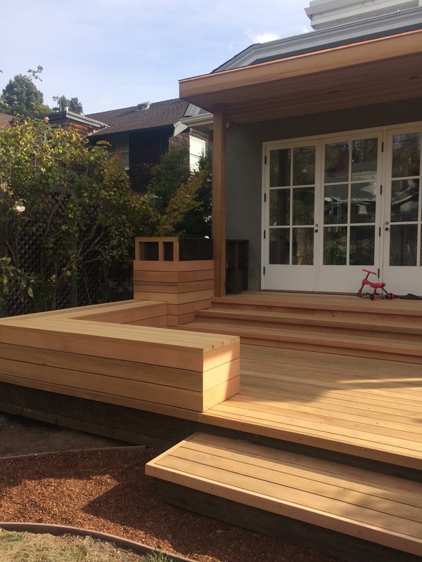 East Bay project — spacious deck and spa