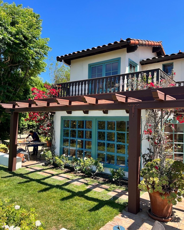 Pergola and custom window project, Orange County